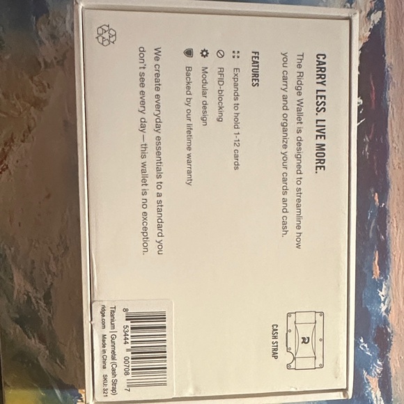 The Ridge Titanium Wallet - Picture 3 of 3